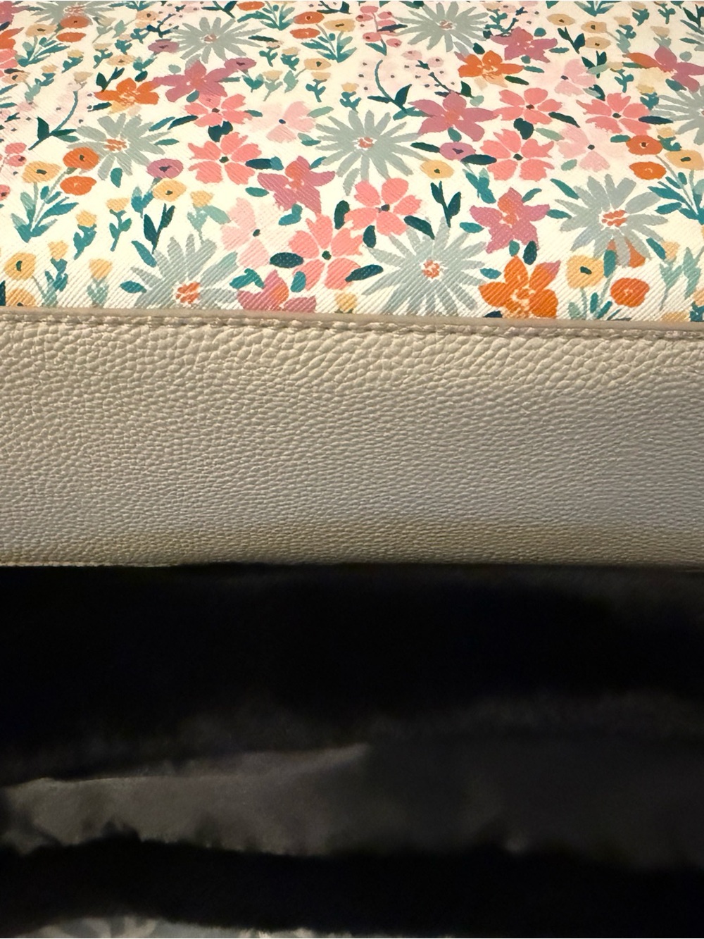 Nanette Lepore Cream Crossbody with Pink, Orange & Blue Floral Print - Picture 4 of 16